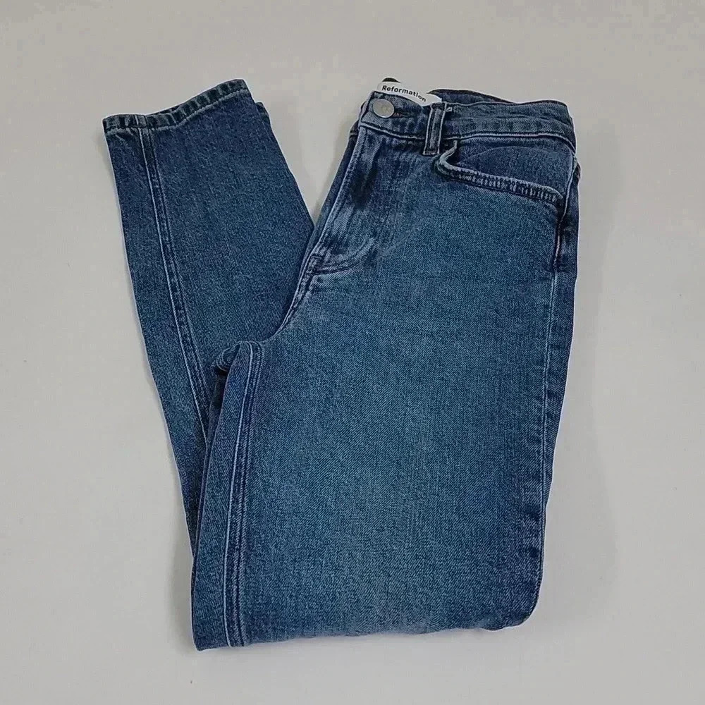 Reformation High Skinny Crop Jeans in Syracuse